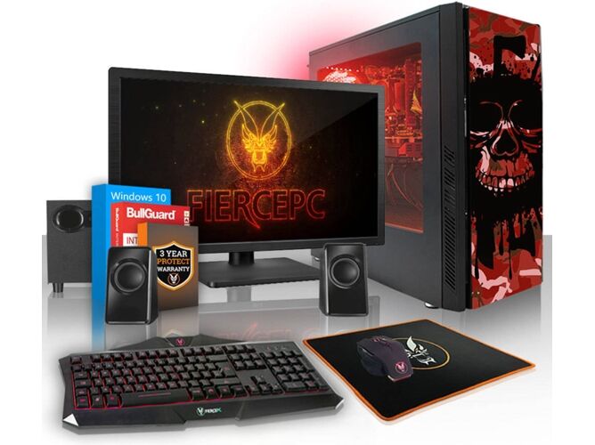 FIERCE Pack Gaming FIERCE Exile - 408297 (Desktop Gaming + Monitor 21.5'' + Altavoces 2.1)