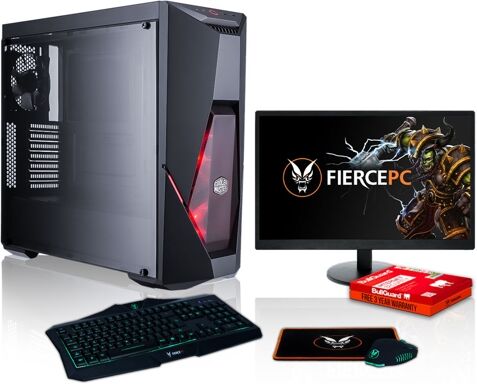 FIERCE Pack Gaming FIERCE Cobra - 883083 (Desktop Gaming + Monitor 24'')