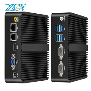 XCY – Mini PC industriel Windows 10/Linux  Intel Celeron J4125  2x LAN GbE  2x rs-232  HDMI  VGA  4G