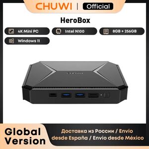 CHUWI HeroBox Intel Celeron N100 Mini PC  Windows 11  Mini ordinateur de bureau  8 Go de RAM  2.7 Go