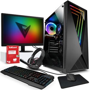 Vibox I-20 PC Gamer - 24"" Écran Pack - Quad Core AMD Ryzen 3200G Processeur 4GHz - Radeon Vega 8 Graphique - 16Go RAM - 500Go NVMe M.2 SSD - Windows 11 - WiFi - Publicité