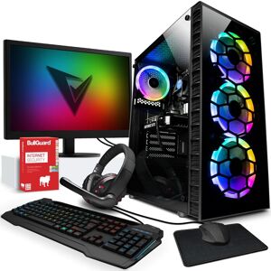 Vibox VI-4 PC Gamer - 24"" Écran Pack - AMD Athlon PRO 300GE Processeur - Radeon Vega 3 Graphiques - 16Go RAM - 1To HDD - Windows 11 - WiFi - Publicité