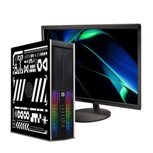 HP Ordinateur de Bureau Gaming PC Intel Quad Core I7 jusqu'à 3,8 G, Radeon RX 550 4G, 16 G, SSD 512 G, WiFi 600 M, Bluetooth 5.0, Nouveau 24" 1080 FHD HDMI LED, W10P64 (renouvelé) - Publicité