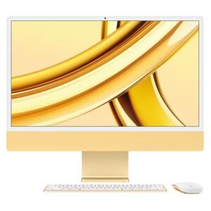 Apple iMac 24" 4.5K Display (2023) M3 8-Core CPU 10-Core GPU 256 Go SSD 8 Go jaune - comme neuf or - Publicité