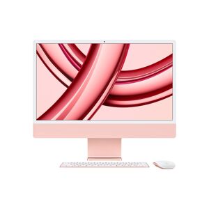 iMac Apple M M3 59,7 cm (23.5") 4480 x 2520 pixels PC All-in-One 8 Go 256 Go SSD macOS Sonoma Wi-Fi 6E (802.11ax) Rose - Publicité