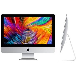 Apple iMac with Retina 4K display - Tout-en-un - Core i5 3 GHz - RAM 8 Go - HDD 1 To - Radeon Pro 555 - GigE - LAN sans fil: 802.11a/b/g/n/ac, Bluetooth 4.2 - macOS Catalina 10.15 - moniteur : LED 21.5" 4096 x 2304 (4K) - clavier : Français 2017 Argent - Publicité