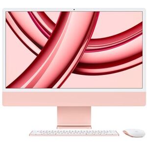 Apple iMac 24" écran rétina 4,5K 256 Go SSD 8 Go RAM Puce M3 CPU 8 cœurs GPU 8 cœurs Rose Nouveau Rose - Publicité