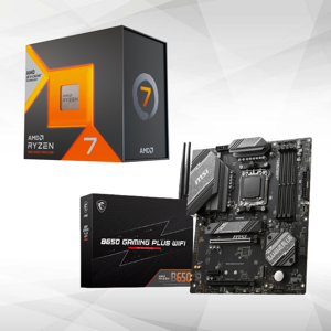 AMD Ryzen 7 7800X3D - 4,2/5 GHz + B650 GAMING PLUS WIFI
