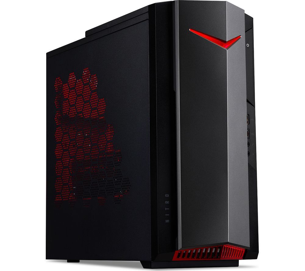 Acer Nitro N50-620 Gaming PC - Intel Core i5, GTX 1660 Super, 1 TB HDD &amp; 256 GB SSD