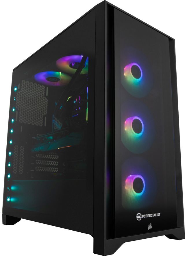 PCSPECIALIST Tornado R5Q Corsair iCUE Certified Gaming PC - AMD Ryzen 5, RTX 3060, 2 TB HDD &amp; 1 TB SSD