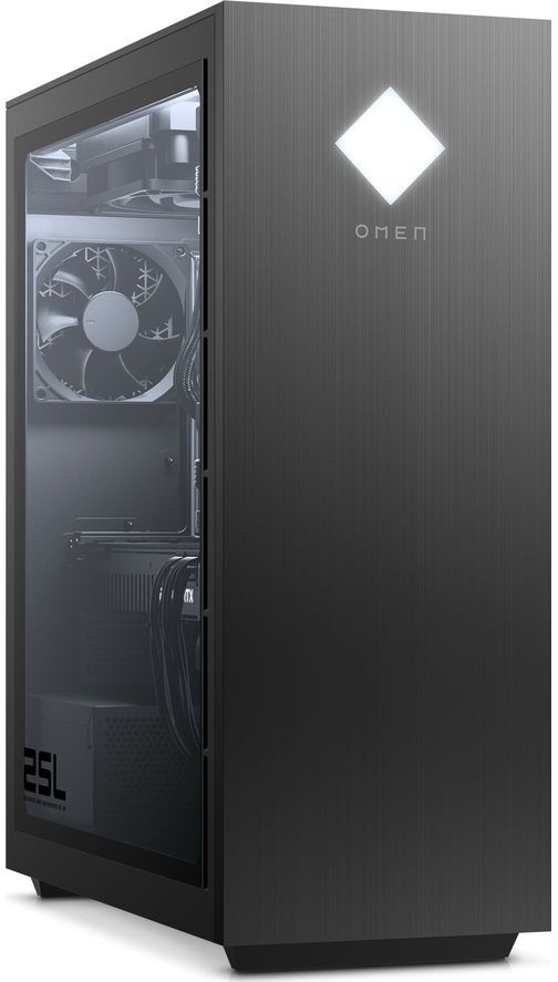 HP OMEN 25L Gaming PC - AMD Ryzen 7, RX 6600 XT, 1 TB HDD &amp; 256 GB SSD