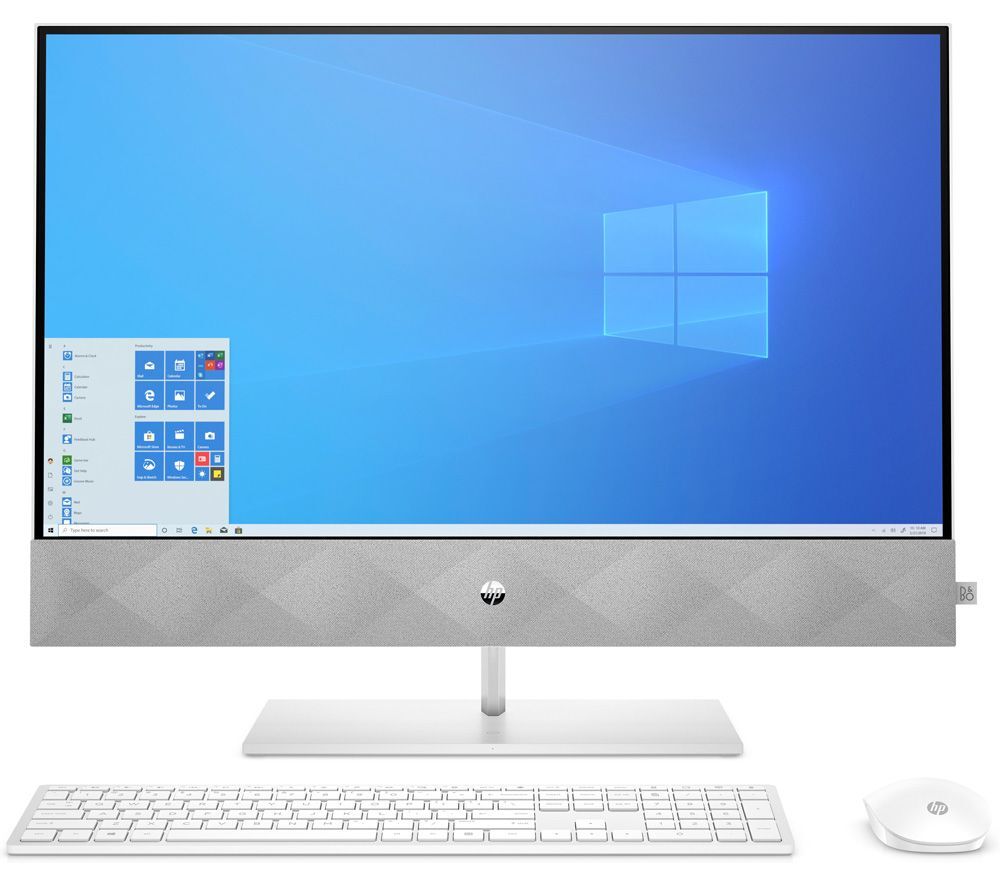 HP Pavilion 27-d1005na 27" All-in-One PC - Intel Core i5, 1 TB SSD, White, White