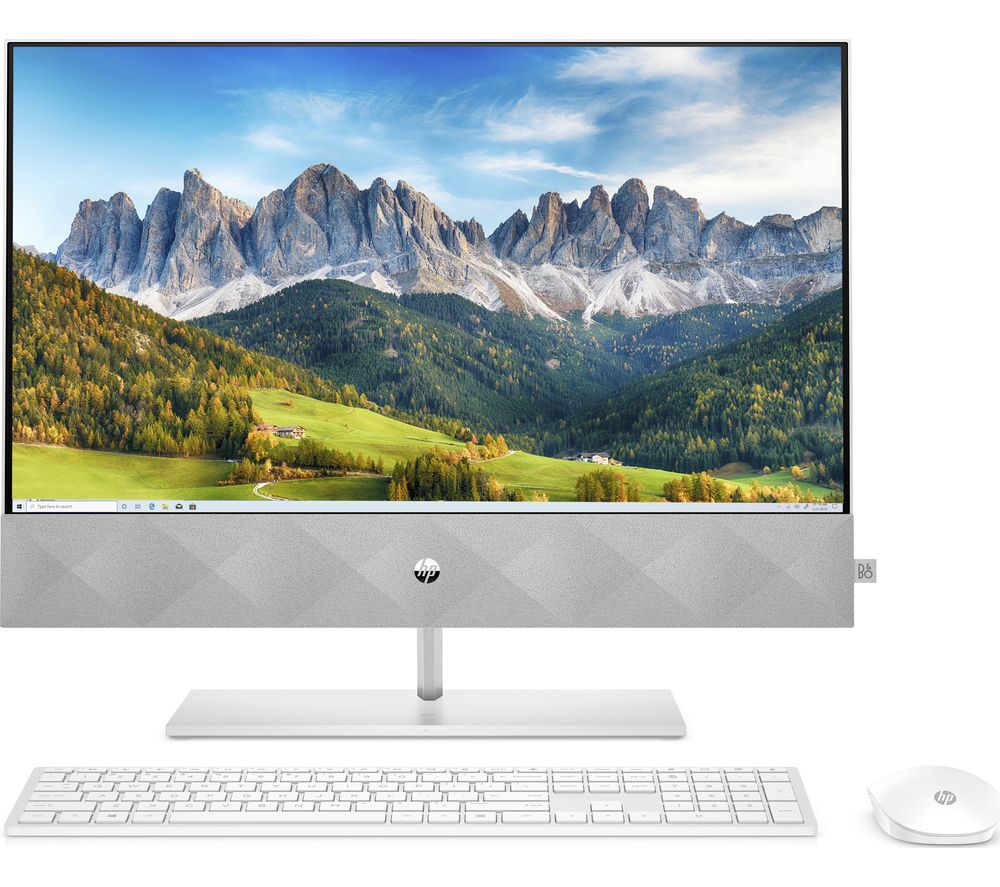 HP Pavilion 24-k0012na 23.8" All-in-One PC - AMD Ryzen 7, 512 GB SSD, White, White