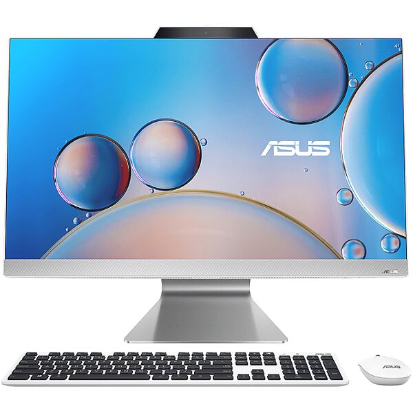 asus f3702wfak-wa002w aio, 27 pollici, amd ryzen5 7520u , 16 gb, 512 gb ssd, white