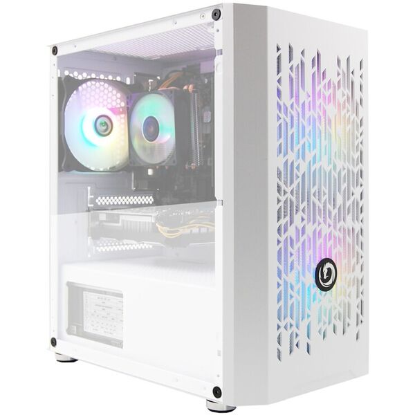 extremebit pc computer gaming assemblato bianco intel i5-3470 ram 8gb ssd 480gb geforce gt 1030 2gb gddr5