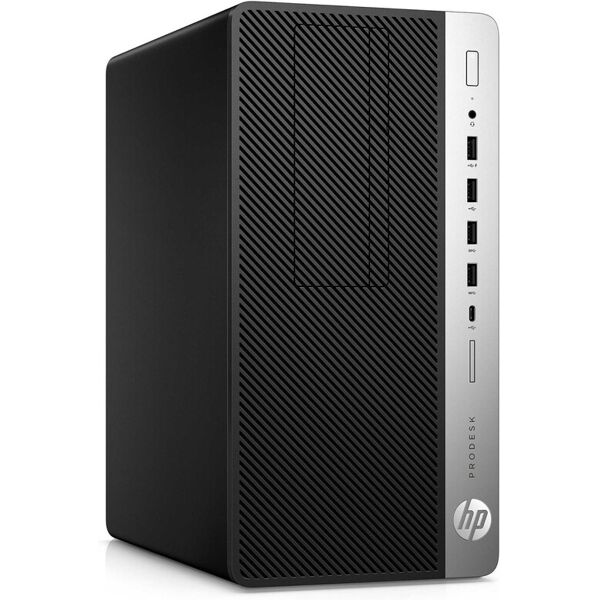 pc computer ricondizionato hp prodesk 600 g4 tower intel i5-8500 ram 16gb ddr4 ssd 480gb freedos