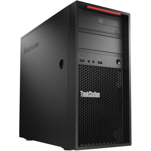 pc computer ricondizionato lenovo thinkstation p300 tower intel i7-4770 ram 16gb ssd 480gb freedos