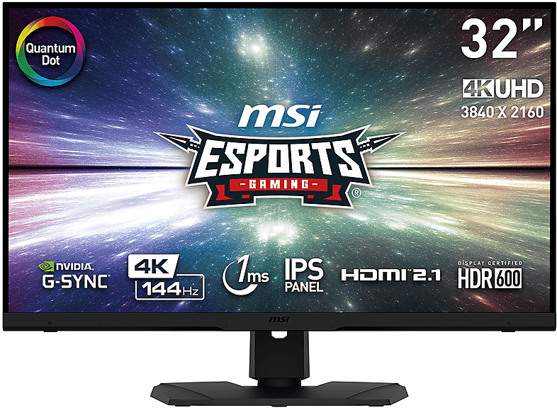 MSI Optix MPG321UR QD MONITOR, 32 pollici, UHD 4K, 47-144 Hz