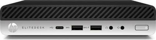 HP EliteDesk 800 G4 DM   i5-8500   8 GB   240 GB SSD   WiFi   2 x DisplayPort   Win 10 Pro