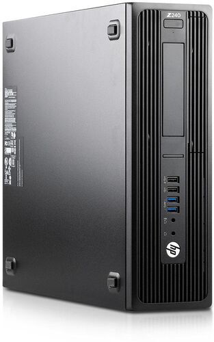 HP Z240 SFF Workstation   i5-6500   8 GB   256 GB SSD   DVD-RW   Win 10 Pro