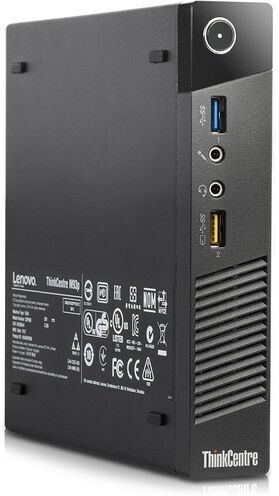 Lenovo ThinkCentre M93p Tiny Mini PC   i5-4570T   4 GB   500 GB SSD   Win 10 Pro