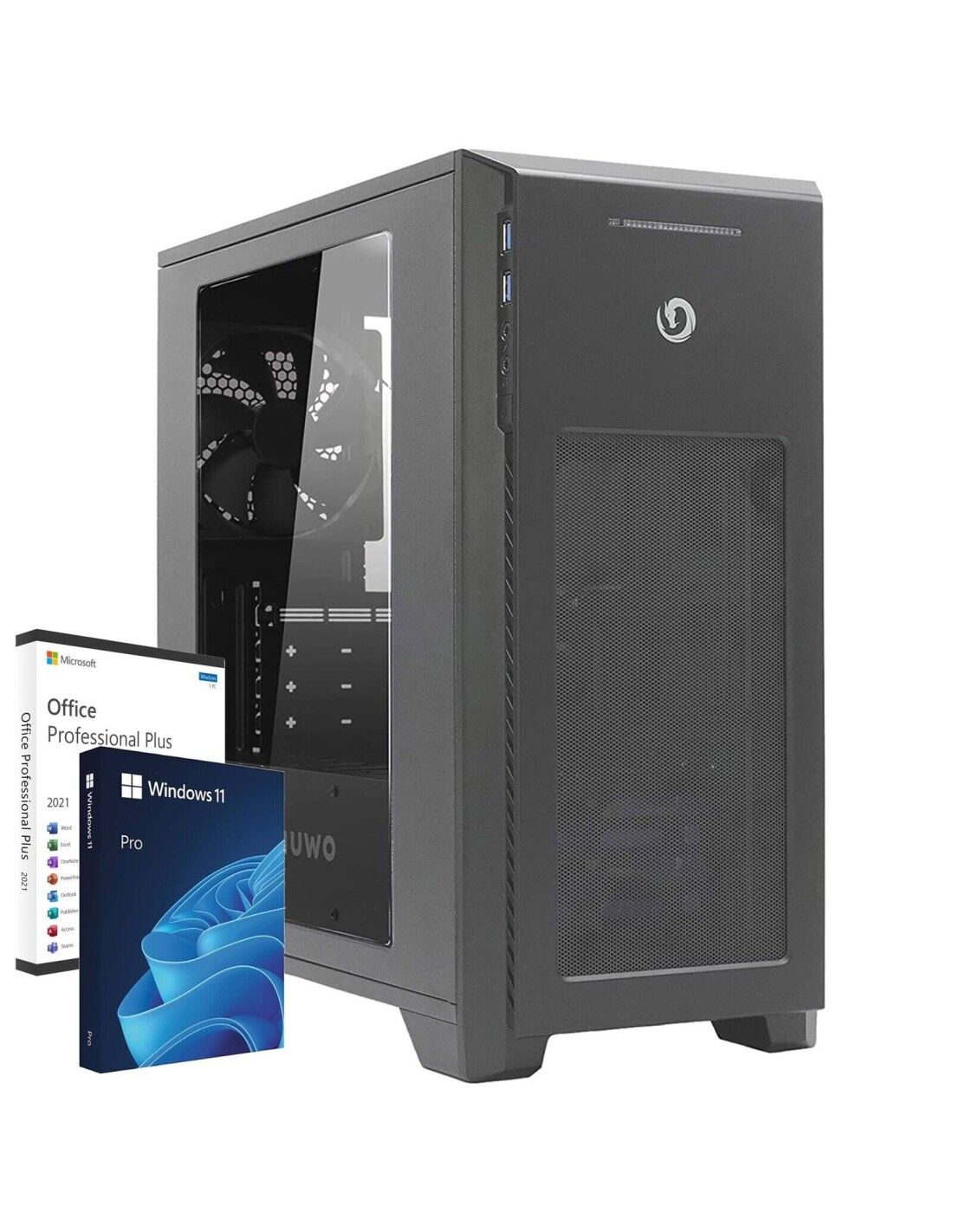 eXtremeBit PC Computer Assemblato Intel H610 i5-13400 Ram 16GB SSD 500GB Windows 11 Pro + Office 2021