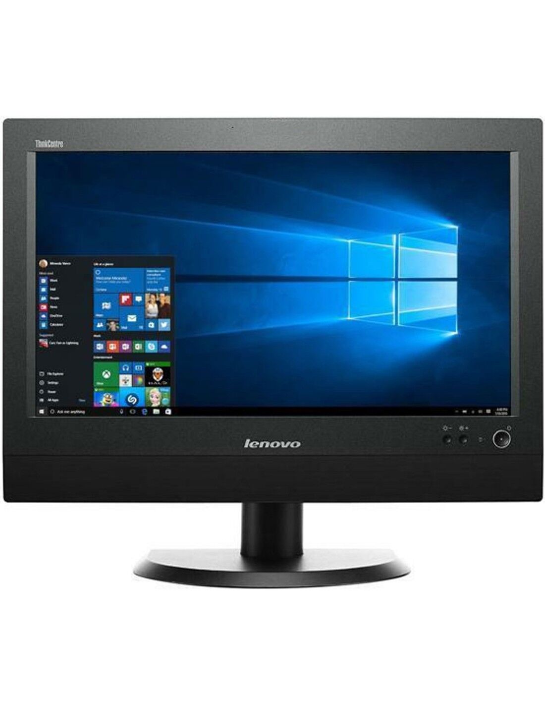 PC Computer All-In-One Ricondizionato Lenovo M72Z 20" Intel i5-3470S Ram 8GB SSD 240GB No webcam Freedos