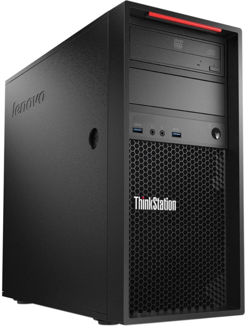 PC Computer Ricondizionato Lenovo ThinkStation P300 Tower Intel i7-4770 Ram 16GB SSD 480GB Freedos