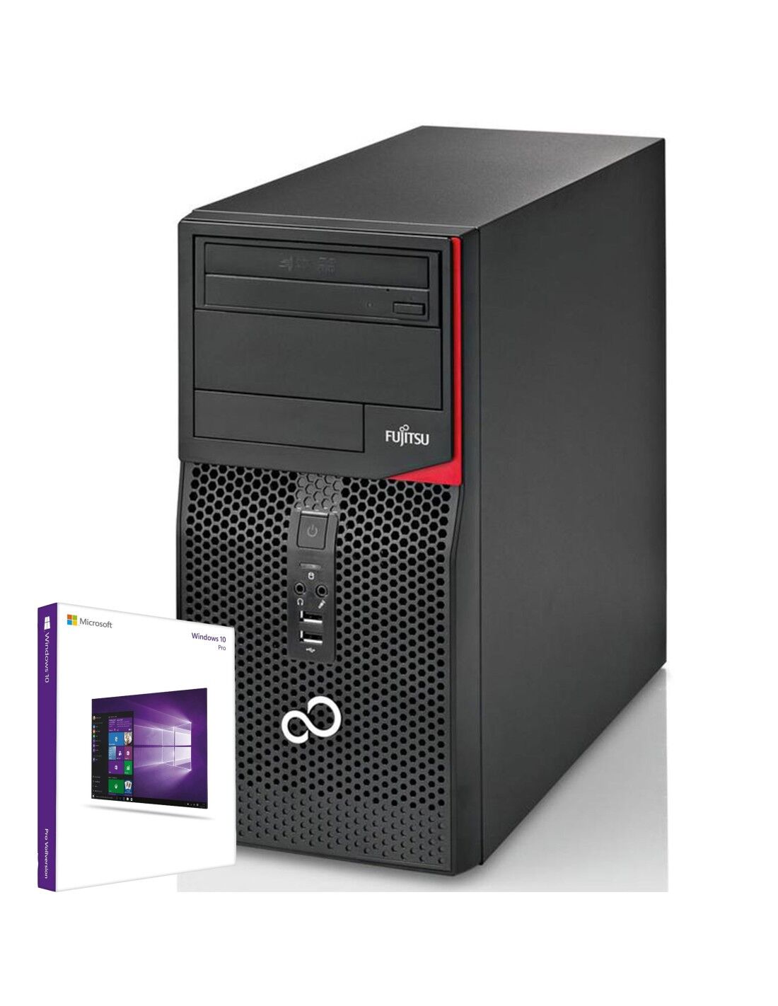 Fujitsu Esprimo P520 Tower PC Computer Intel i5-4460 Ram 8GB SSD 240GB DVD-ROM Windows 10 Pro (Ricondizionato Grado A)