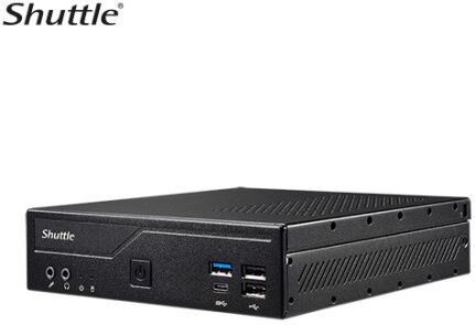 Shuttle DH610S PC/stazione di lavoro Slim PC DDR4-SDRAM HDD+SSD Mini PC Nero (DH610S)