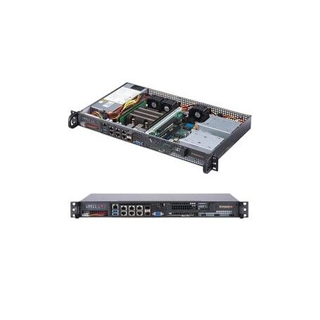 Supermicro SuperServer 5019D-4C-FN8TP Intel SoC FCBGA2518 Rack (1U) Nero (SYS-5019D-4C-FN8TP)