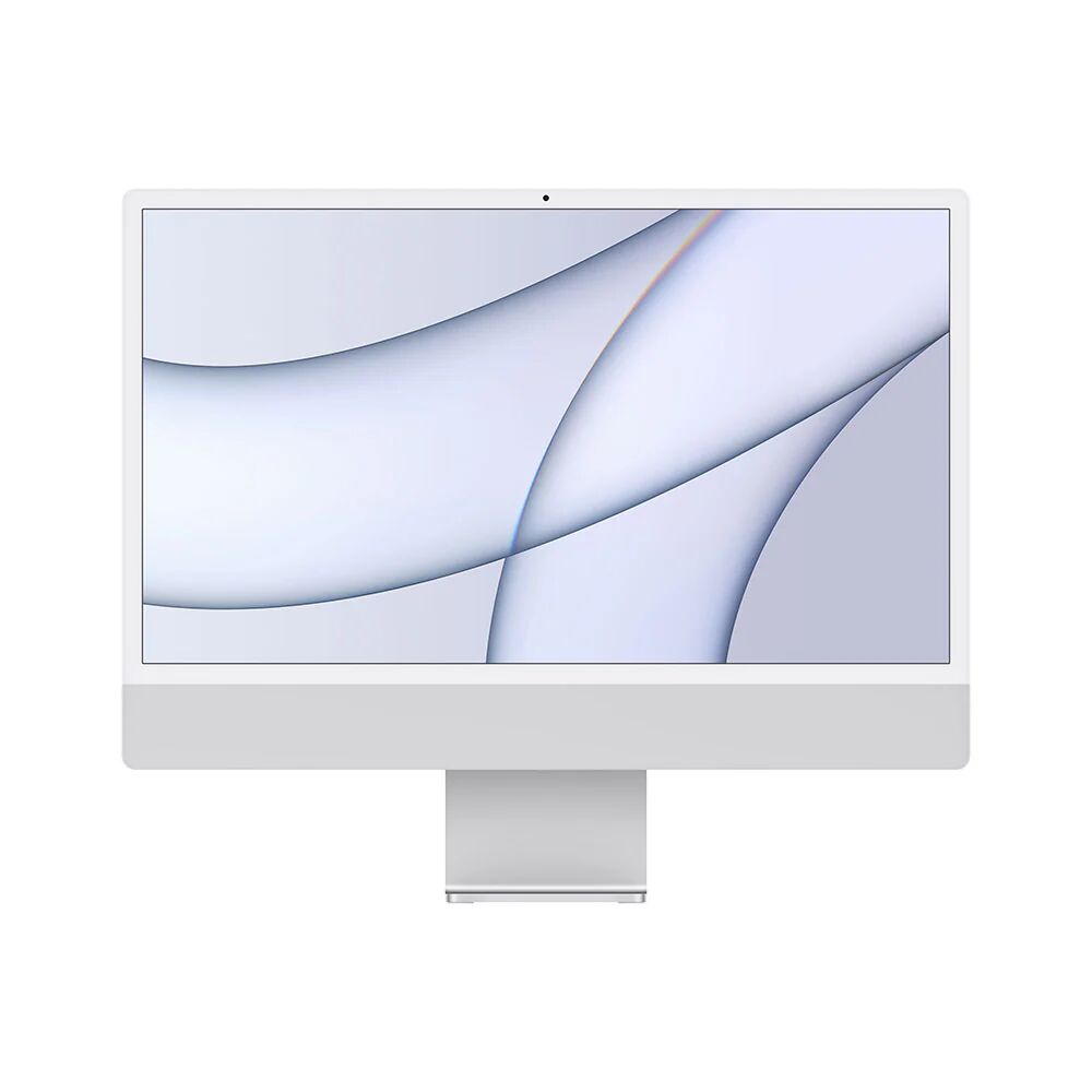 Apple iMac 24 con display Retina 4.5K (Chip M1 con GPU 8-core, 256GB SSD) - Argento (2021)