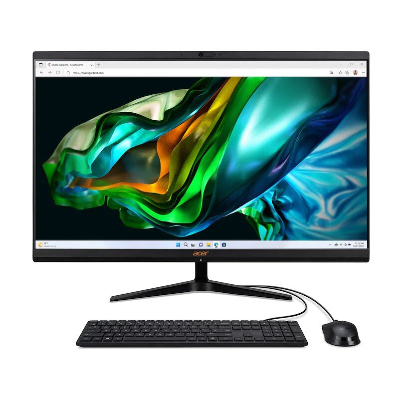 Acer Aspire C27-1800 Intel® Core™ i5 i5-12450H 68,6 cm (27) 1920 x 1080 Pixel PC All-in-one 16 GB 1,02 TB SSD Windows 11 Home Wi-Fi 6E (802.11ax) Nero