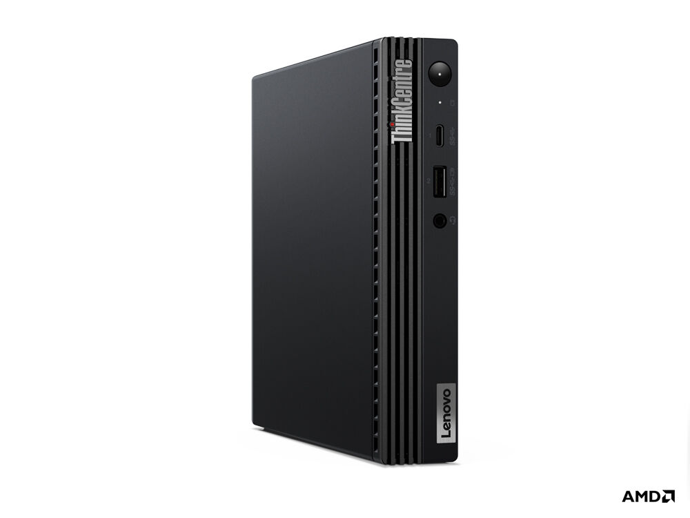 Lenovo PC/Workstation  ThinkCentre M75q AMD Ryzen™ 3 5300GE 8 GB DDR4-SDRAM 256 SSD Linux Mini PC Nero [11JN008DGE]