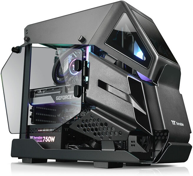 Thermaltake PC/Workstation  Amalthea Intel® Core™ i7 i7-12700F 16 GB DDR4-SDRAM 1 TB SSD NVIDIA GeForce RTX 3070 Windows 10 Home PC Nero [PC-000005-DE]