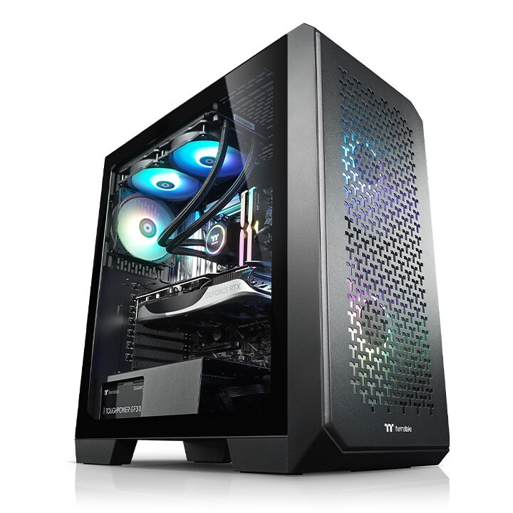 Thermaltake PC/Workstation  Tethys AMD Ryzen™ 7 7700X 32 GB DDR5-SDRAM 1 TB SSD NVIDIA GeForce RTX 4070 Ti Windows 11 Home PC Nero [PC-000032-DE]