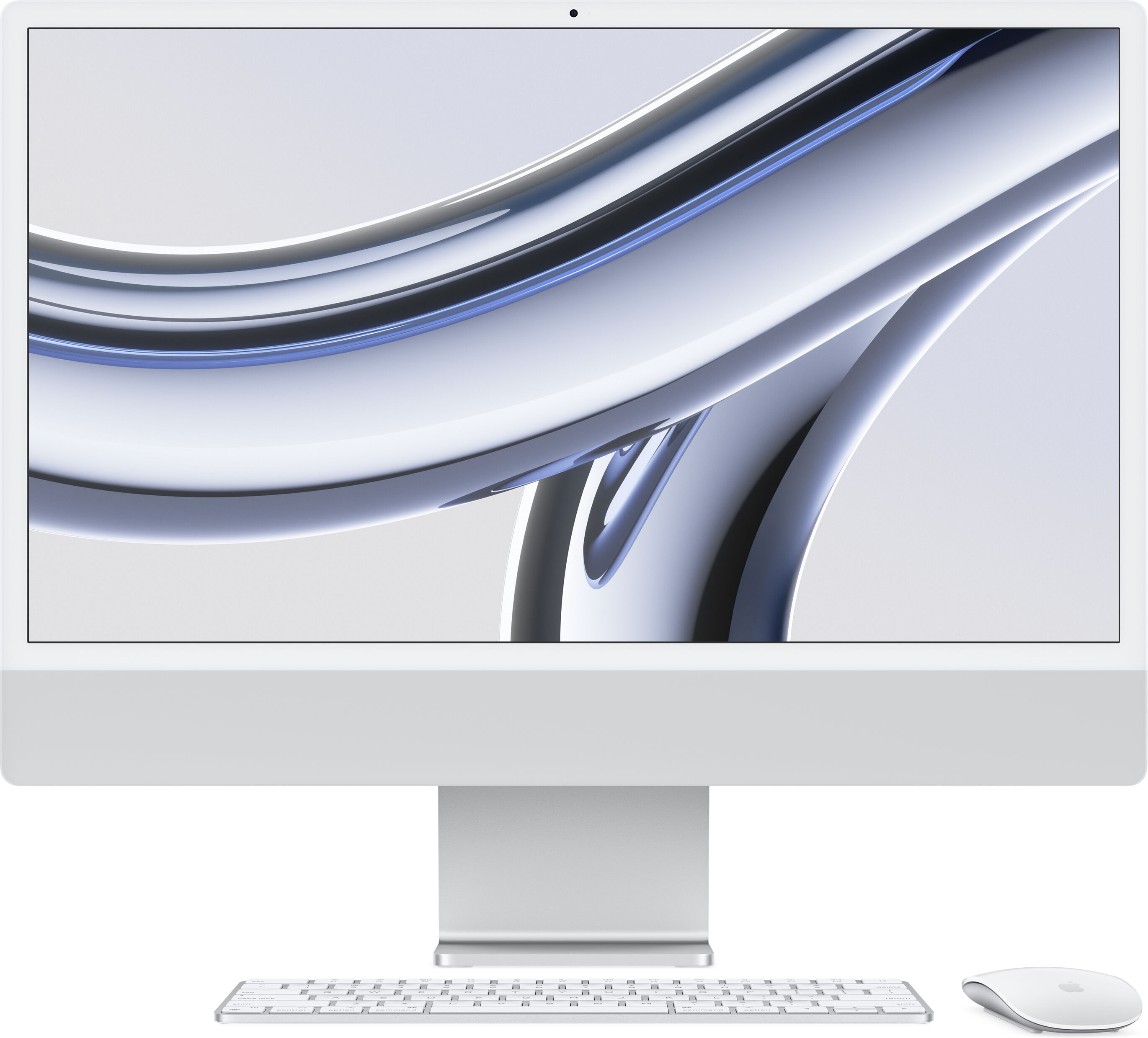 Apple iMac con Retina 24'' Display 4.5K M3 chip 8‑core CPU e GPU, 256GB SSD - Argento