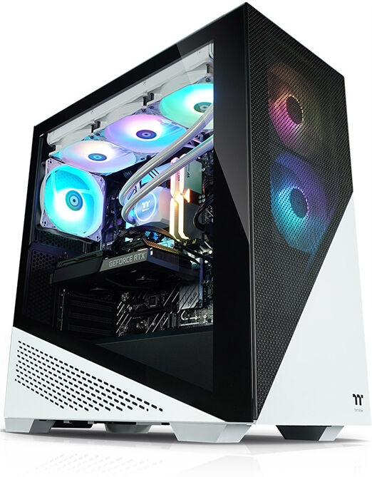 Thermaltake PC/Workstation  Hyperion V2 Snow Intel® Core™ i5 i5-13600KF 32 GB DDR5-SDRAM 1 TB SSD NVIDIA GeForce RTX 4070 Ti Windows 11 Home PC Nero, Bianco [PC-000029-DE]