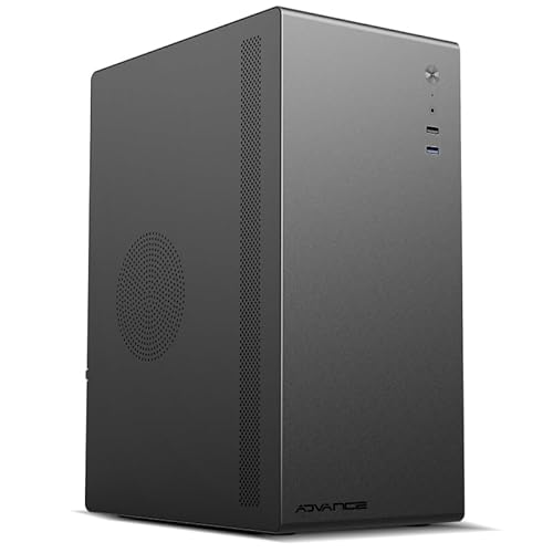 Generic Desktop PC Windows 11 Pro klaar voor gebruik Office-suite en gratis antivirus (zwarte behuizing, Ryzen 5 / 32 GB / SSD 480 Gigas)