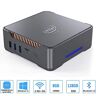 Craftsboys Mini PC Windows 11 Pro, Mini-PC Intel N5105 8GB DDR4 256GB, 4 Core, M2 Sata SSD, Dual HDMI 4K Office/Game/Zoom/Photoshop/Netflix. (8G+256G)