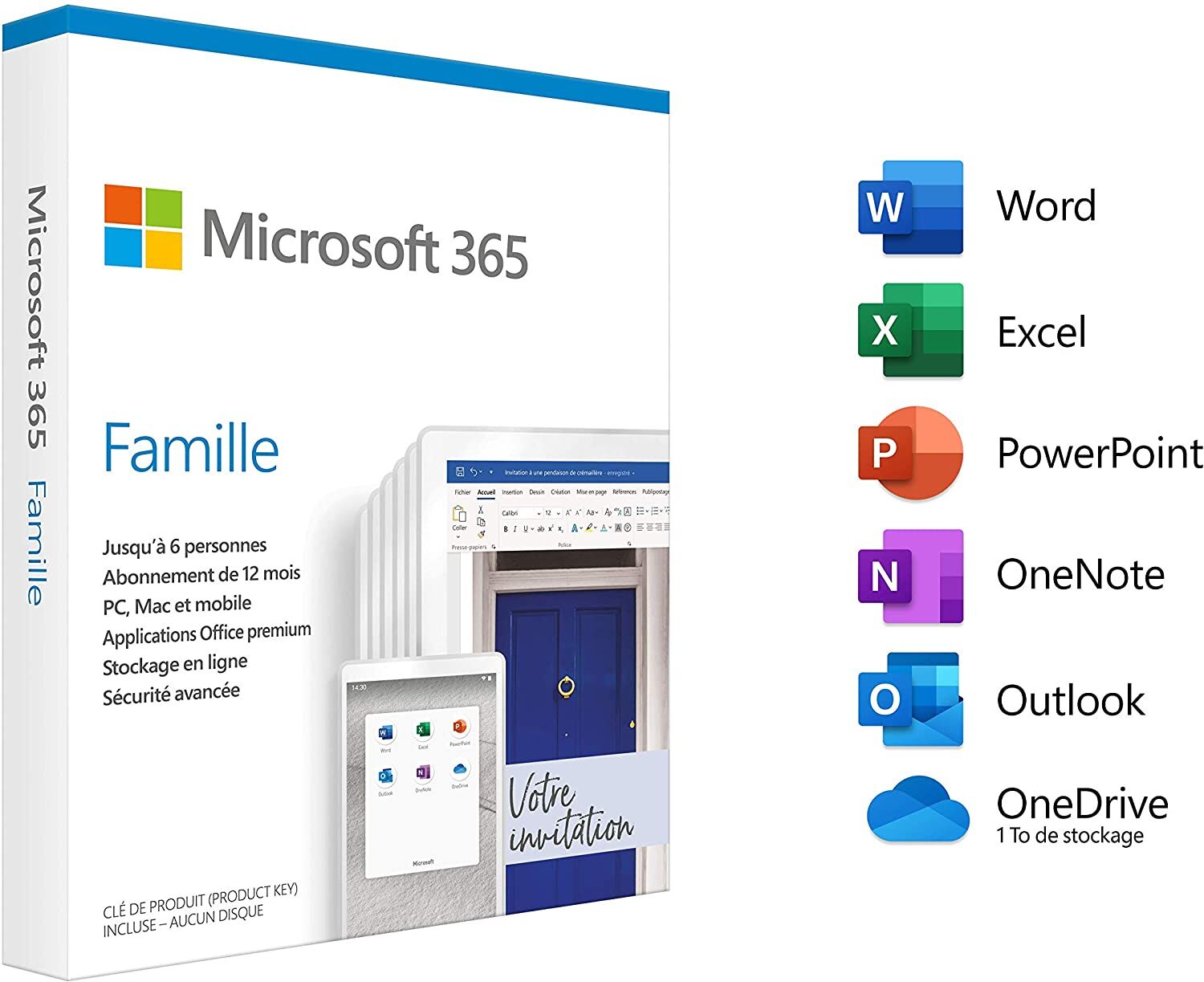 Microsoft 365 Family French 6GQ01153