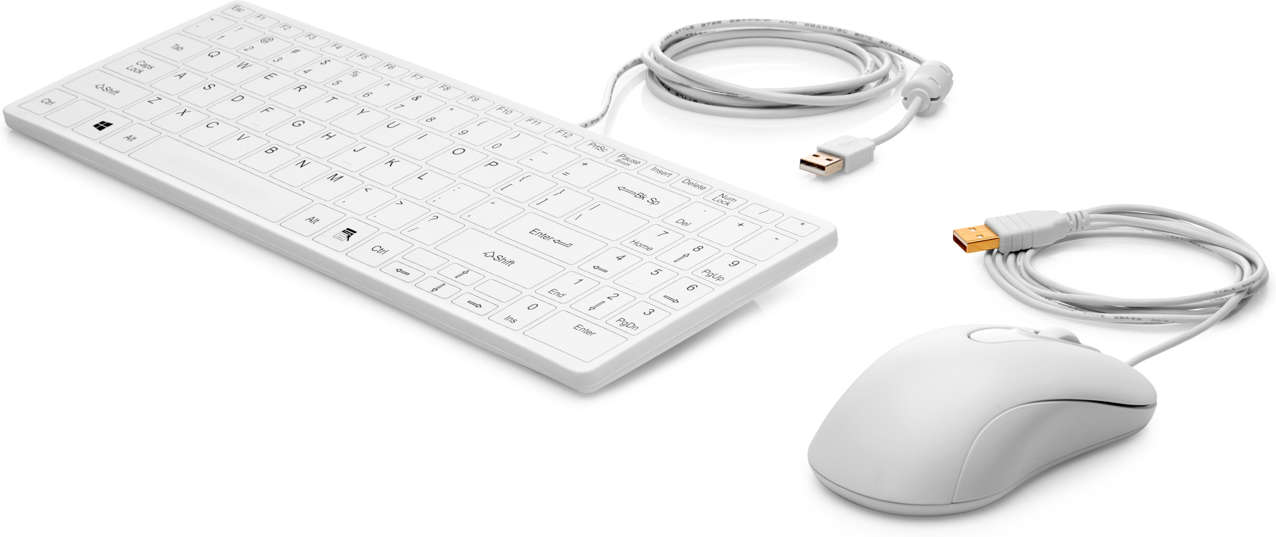 HP USB Keyboard & Mouse - Healthcare Edition - Qwerty