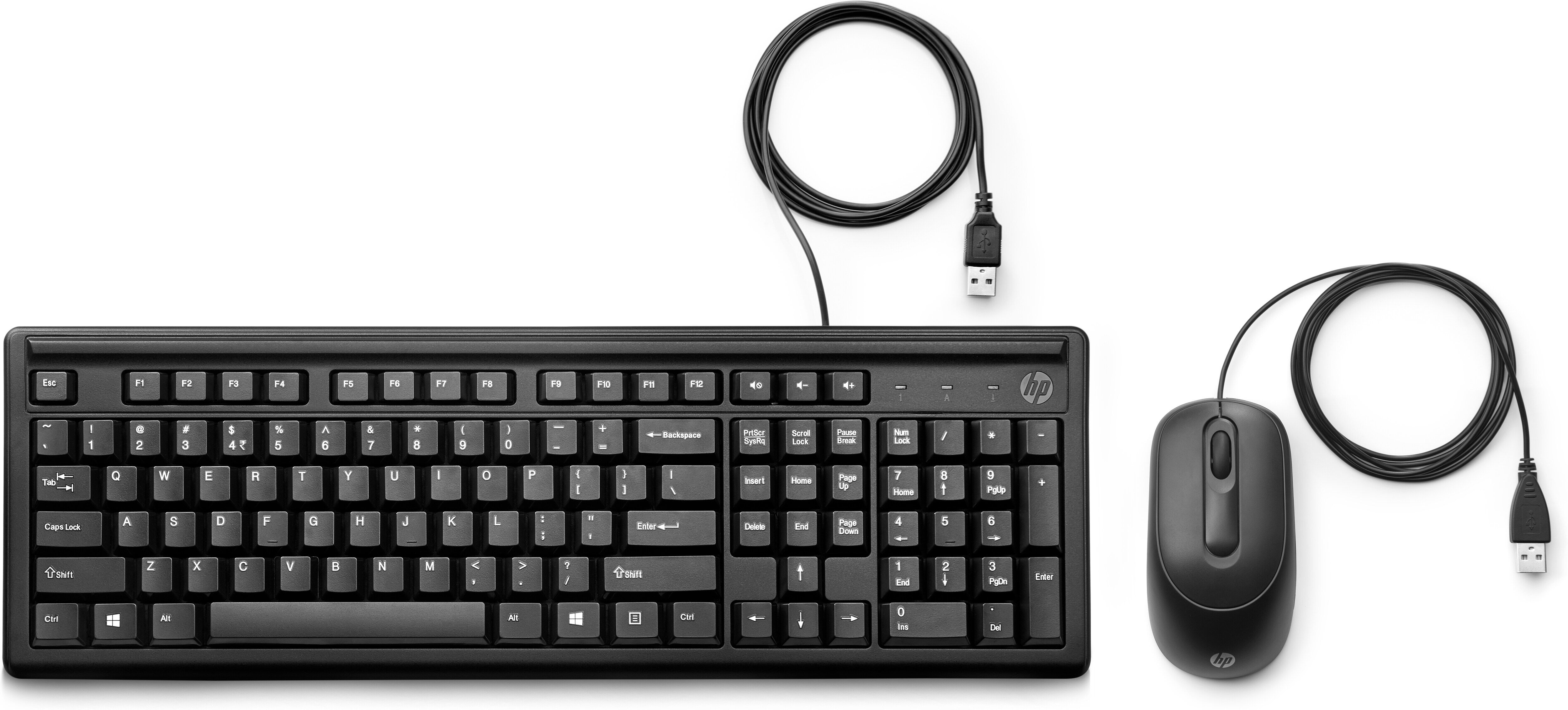 HP Wired Keyboard & Mouse 160 BE