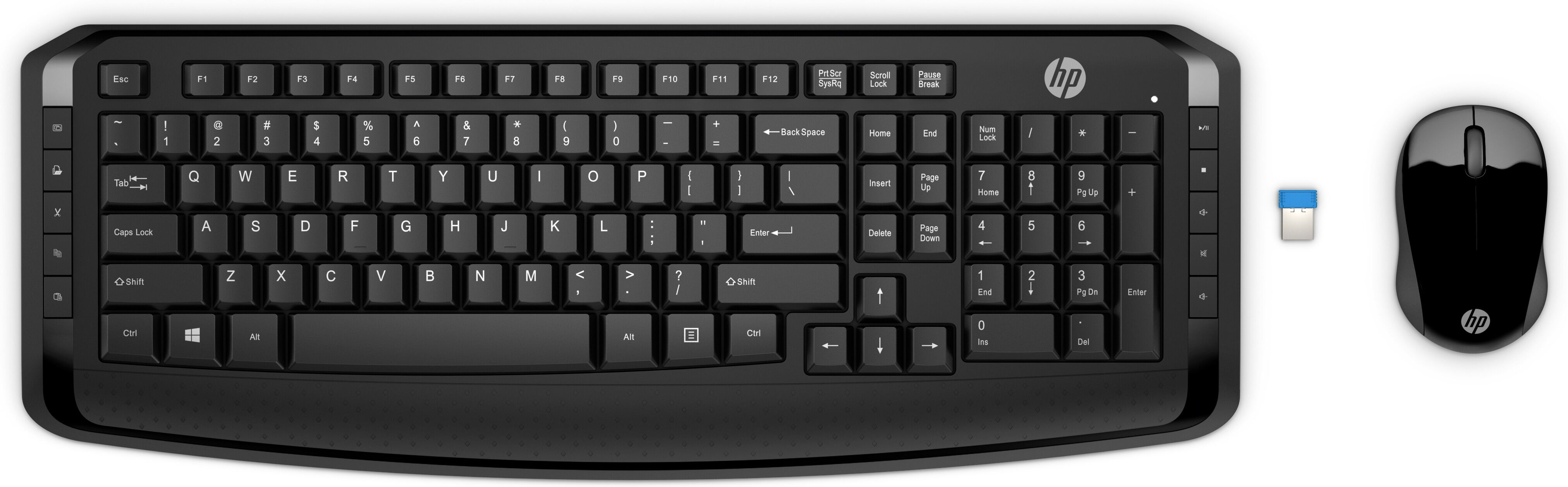 HP Wireless Keyboard & Mouse 300 BE