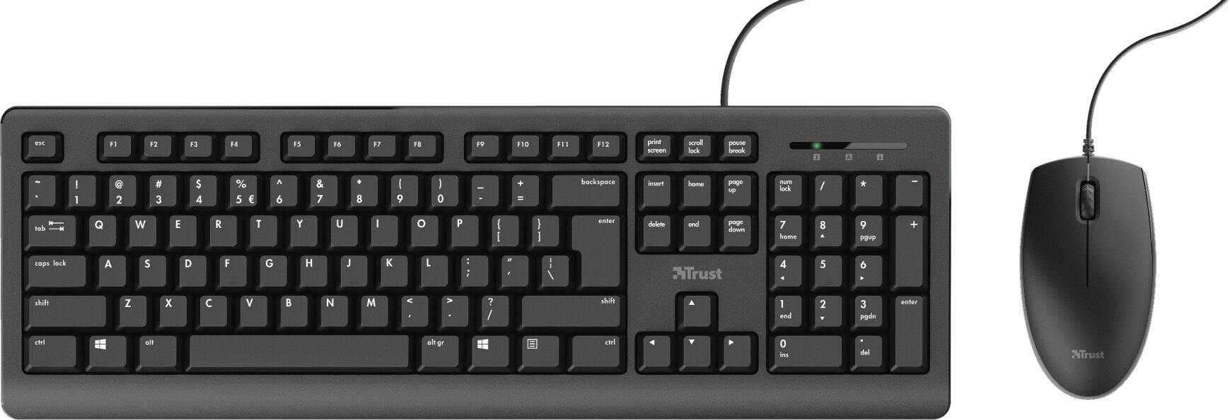 Trust Primo Keyboard & Mouse Set - Azerty