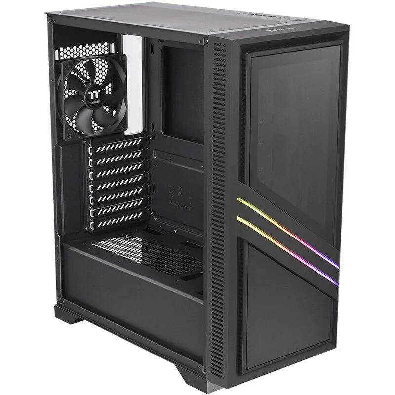 Thermaltake versa t35 tg rgb vidro temperado usb 3.1 preta