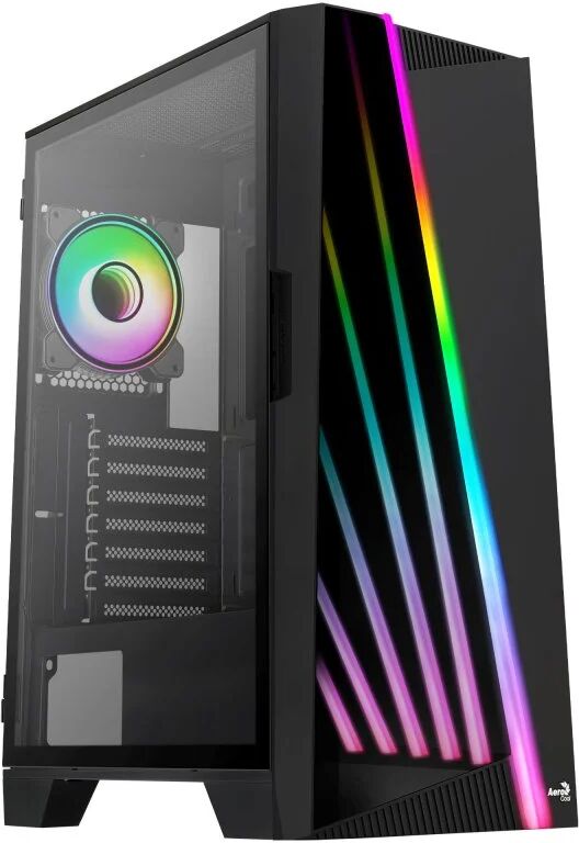 Aerocool mirage argb vidro temperado usb 3.0 preta