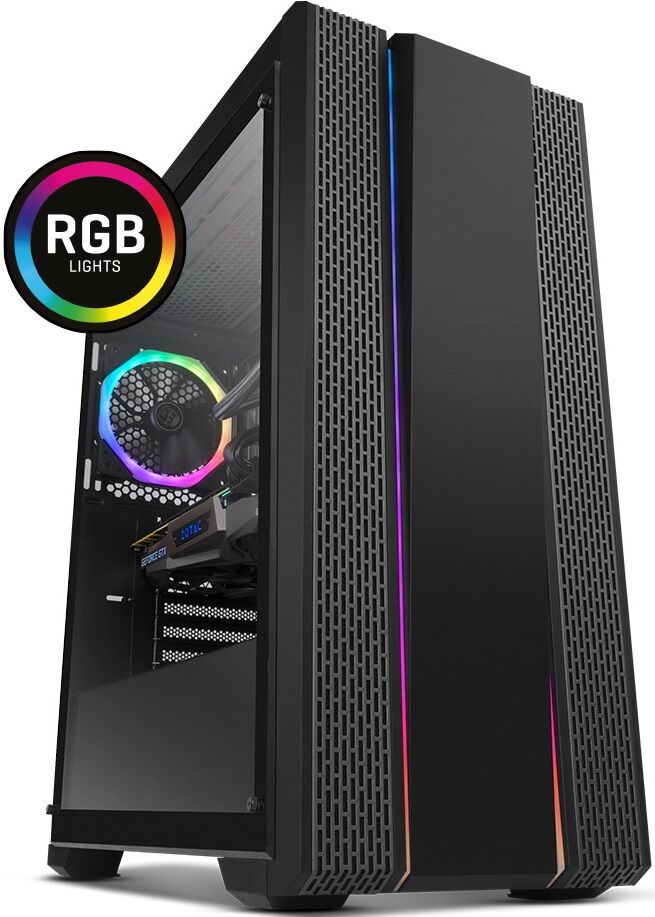 Nox Caixa Atx Hummer Fusion Rgb Com Janela Preta - Nox