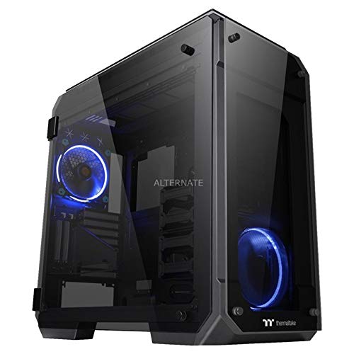 CA-1I7-00F1WN-00 Thermaltake View 71 Tempered Glass Edition Full-Tower Black computer case Thermaltake View 71 Tempered Glass Edition, Full-Tower, PC, SPCC, ATX,EATX,Micro-ATX,Mini-ATX, Black, Gaming