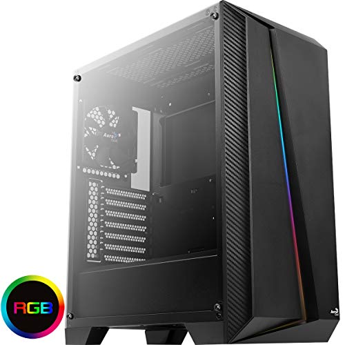 ACCM-PB10013.11 Boitier Moyen Tour ATX AeroCool Cylon Pro härdat glas RGB avec panneau vitré (Noir)